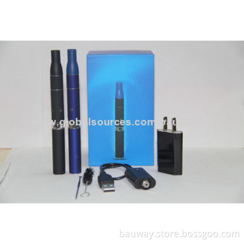 Bauway Ciggo Harsh 1,000 Puffs 650mAh Dry Herb Electronic Cigarette with Blue and Black Colors